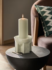 Neutral Footed Pillar Candle Holder - Image 1 of 3