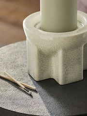 Neutral Footed Pillar Candle Holder - Image 2 of 3