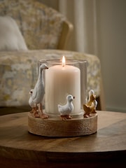 White/Yellow Duck Family Candle Holder Tealight - Image 2 of 6