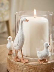 White/Yellow Duck Family Candle Holder Tealight - Image 3 of 6