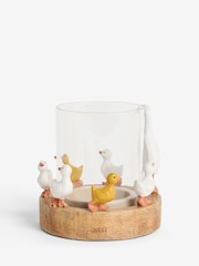White/Yellow Duck Family Candle Holder Tealight - Image 4 of 6
