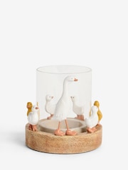 White/Yellow Duck Family Candle Holder Tealight - Image 5 of 6