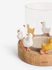 White/Yellow Duck Family Candle Holder Tealight - Image 6 of 6