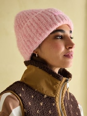 Joules Lilah Chocolate Brown Printed Gilet - Image 4 of 9