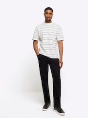 River Island Black Tapered Stretch Jeans - Image 2 of 8