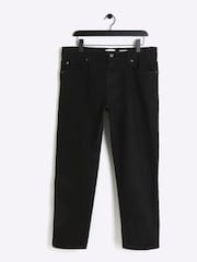 River Island Black Tapered Stretch Jeans - Image 6 of 8