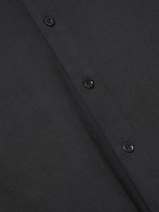 Reiss Black Robbie Modal-Blend Shirt - Image 5 of 5
