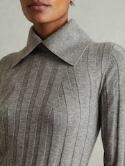 Reiss Winter Ribbed Guler Pulover - Image 4 of 5