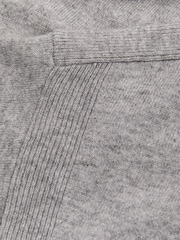 Reiss Grey Marl Alicia Wool Blend Funnel Neck Jumper - Image 5 of 5