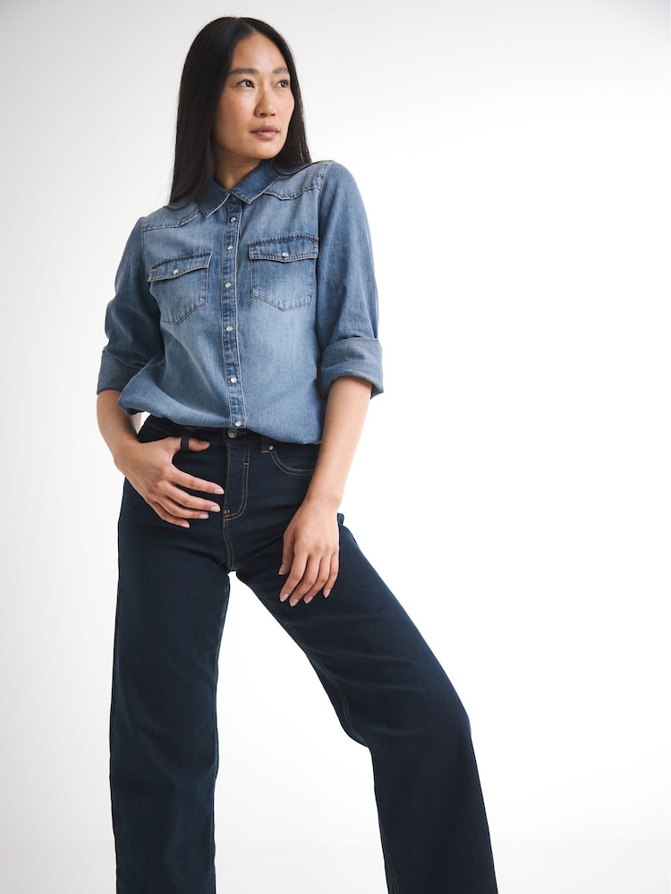 JD Williams 24/7 Weites Bein Jeans - Bild 1 von 4