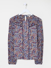 FatFace Charlee Black Butterfly Top - Image 6 of 6