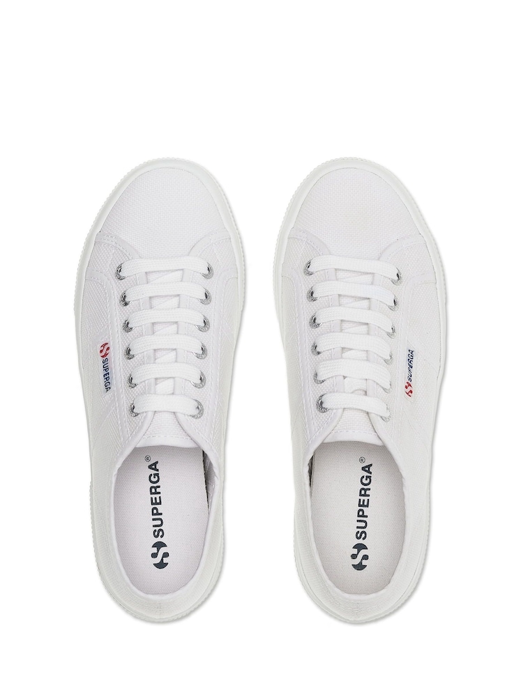 Superga 2740 Platform White Trainers - Image 2 of 3 Superga 2740 Platform White Trainers - Image 2 of 3
