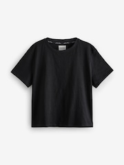 Negro/Blanco - Short Sleeve 100% Cotton Pyjamas 2 Pack - Imagen 5 de 9