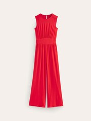 Boden Red Thea Jersey Jumpsuit - Image 5 of 5