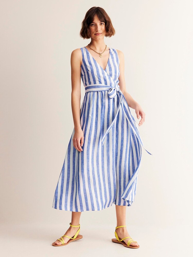 Peignoir mi-long Boden 100% Lin Wrap - Image 4 of 5