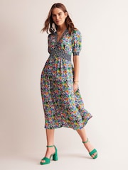 Boden Blue Elsa Midi Tea Dress - Image 4 of 5