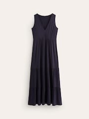 Boden Blue Sylvia Jersey Maxi Tier Dress - Image 2 of 2