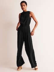 Boden Black Clarissa Jumpsuit - Image 1 of 5