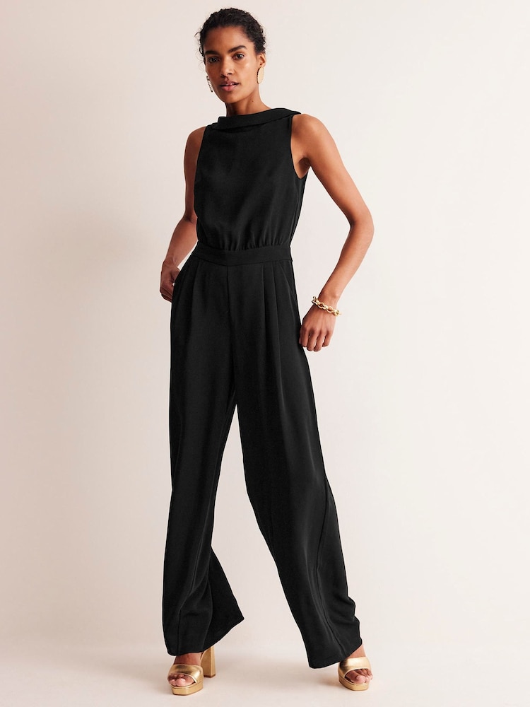 Boden Black Clarissa Jumpsuit - Image 1 of 5