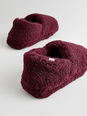 Burgundy Red Borg Shoot Slippers - Image 5 of 7
