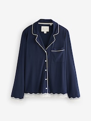 marine - Laura Ashley Pyjama boutonné en modal - Image 8 de 13