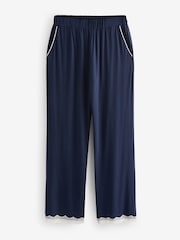 marine - Laura Ashley Pyjama boutonné en modal - Image 9 de 13