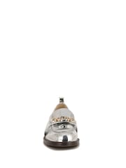 Sam Edelman Silver Christy Loafers - Image 4 of 7