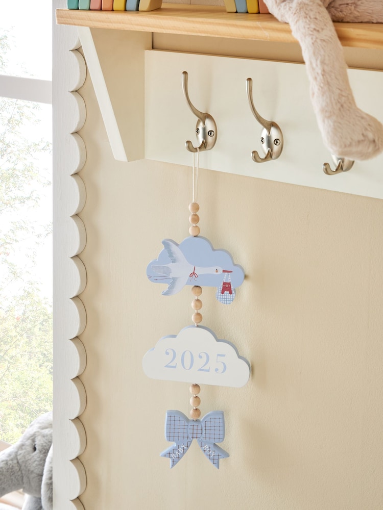 Blue Baby Boy Born in 2025 Hanging Decoration - Image 1 of 4