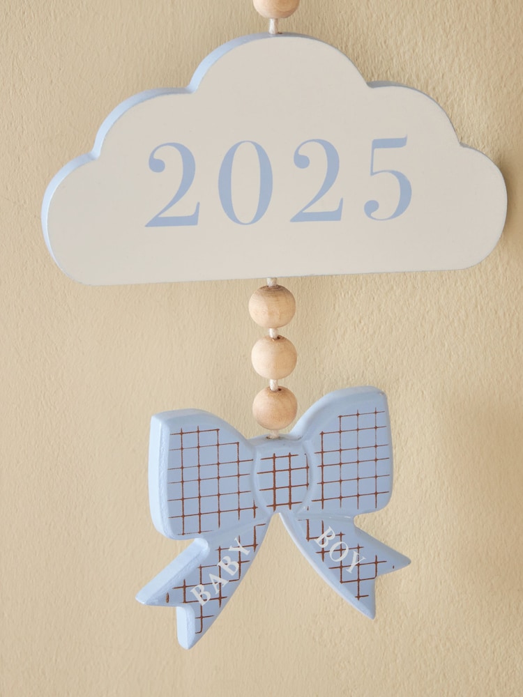Blue Baby Boy Born in 2025 Hanging Decoration - Image 2 of 4