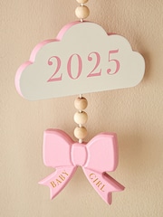 Pink Baby Girl Born in 2025 Hanging Decoration - Image 2 of 5