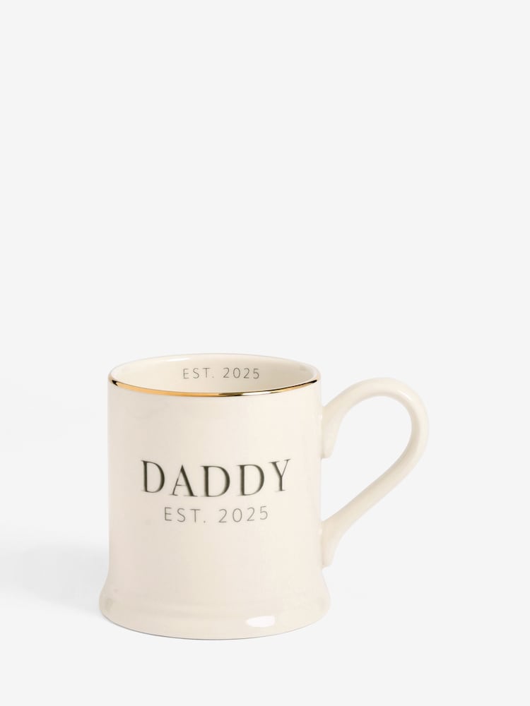 Black/White Est 2025 Dad Mug - Image 4 of 4