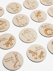Baby Jungle Wooden Milestone Cards - Imagen 4 de 4