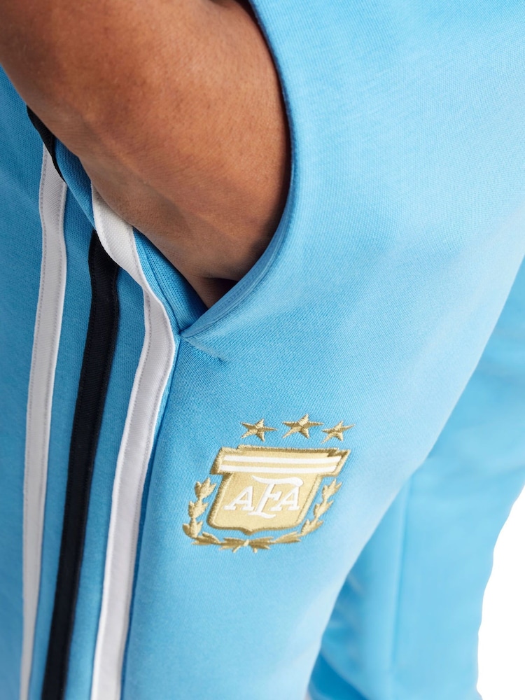 adidas Blue Argentina DNA Joggers - Image 3 of 3
