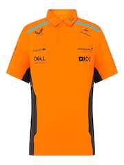 Fanatics Kids Orange F1 McLaren 2024 Team Polo Shirt - Image 2 of 3