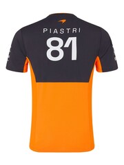 Fanatics Orange F1 McLaren 2024 Team Oscar Piastri Driver Set Up T-Shirt - Image 3 of 3