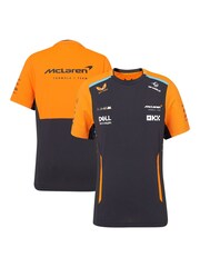 Fanatics Kids Grey F1 McLaren 2024 Team Set Up T-Shirt - Image 1 of 3