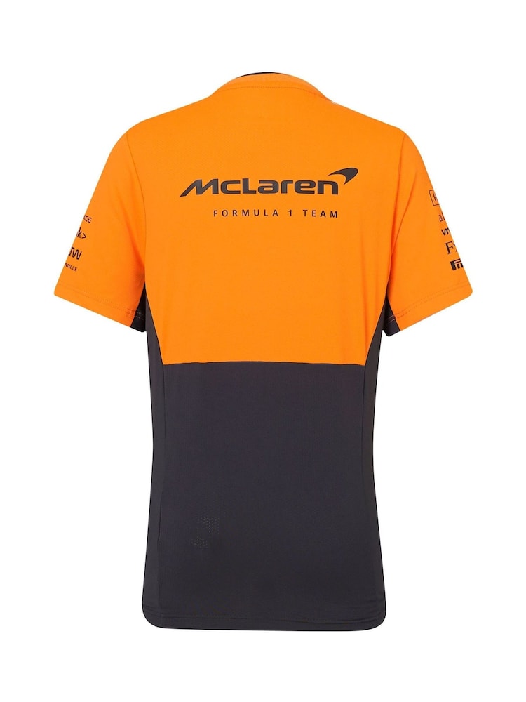 Fanatics Kids Grey F1 McLaren 2024 Team Set Up T-Shirt - Image 3 of 3