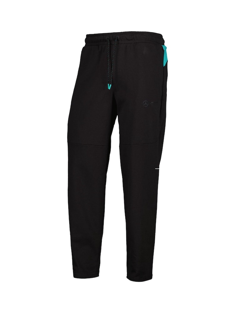 Fanatics 100% Cotton F1 Mercedes AMG Petronas Pumatech Black Joggers - Image 2 of 3 Fanatics 100% Cotton F1 Mercedes AMG Petronas Pumatech Black Joggers - Image 2 of 3