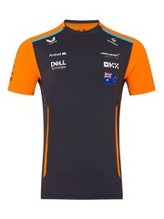 Fanatics Grey F1 McLaren 2024 Team Oscar Piastri Driver Set Up T-Shirt - Image 2 of 3