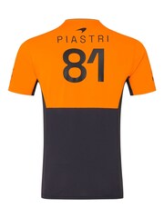 Fanatics Grey F1 McLaren 2024 Team Oscar Piastri Driver Set Up T-Shirt - Image 3 of 3