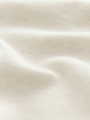 Ecru White Regular Fit Soft Touch Knit Zip-Through Twin Pocket Shacket - Image 7 of 7