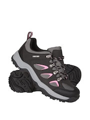 Mountain Warehouse Jet Black Adventurer Womens Waterproof Walking Shoes - Image 1 of 5