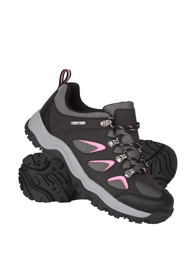 Mountain Warehouse Jet Black Adventurer Womens Waterproof Walking Shoes - Image 1 of 5 Mountain Warehouse Jet Black Adventurer Womens Waterproof Walking Shoes - Image 1 of 5