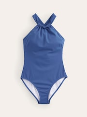 Boden Blue Gather Cross Back Swimsuit - Image 5 of 6