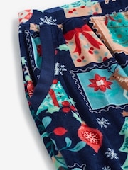 Bath & Body Works Navy Stamps Pyjama Set - Image 10 of 12