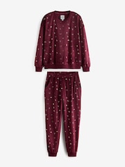 Bath & Body Works Berry Pink Twosie Heart Pyjamas - Image 6 of 12