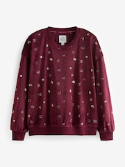 Bath & Body Works Berry Pink Twosie Heart Pyjamas - Image 8 of 12
