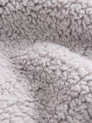Bath & Body Works Grey Fleece Robe - Image 8 of 9