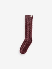 Bath & Body Works Berry Cosy Socks 1 Pack - Image 4 of 4