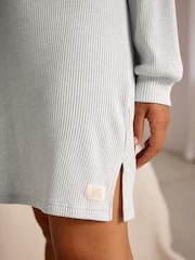 Bath & Body Works Grey Metallic Knit Night Shirt - Image 6 of 9